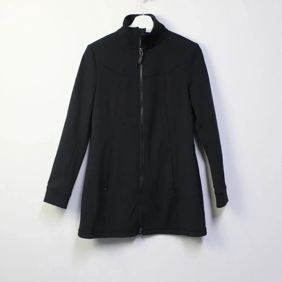 PRANA long black athletic jacket small - Picture 4 of 12